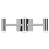 Dainolite Wilson Vanity Light 33w LED Polished Chrome Frosted Acrylic Diffuser Lamp