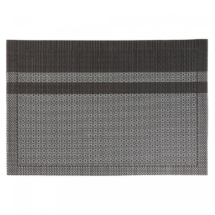 Vinyl Placemat Honeycomb Chocolate - Set of 12