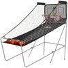 Homcom Double Shots Arcade Basketball System Foldable Two Player Basketball
