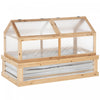 Outsunny Polycarbonate Cold Frame, Raised Garden Bed Greenhouse
