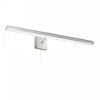 Dainolite Leonardo 32\" Picture Light 40w Satin Chrome With Frosted Glass Diffuser Lamp