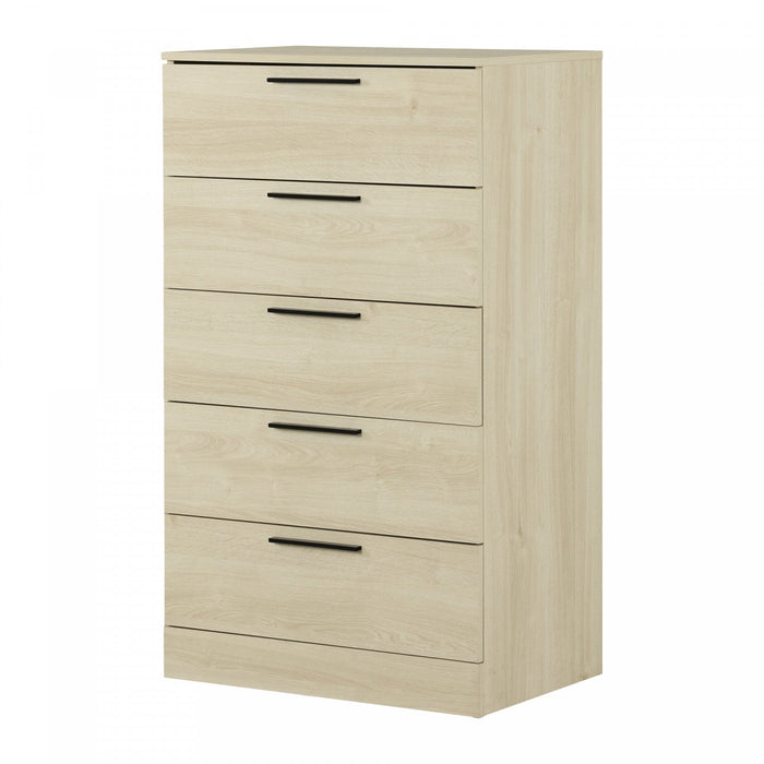 Step One Essential 5-drawer Chest - Bleached Oak 