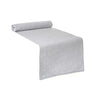 Chambray Ribbed Table Runner Light Grey - Set of 2
