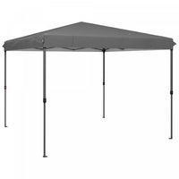 Outsunny 10x10ft Height Adjustable Pop Up Canopy Tent W/ 1-button Push
