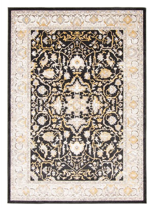 Legacy Black Machine Washable Area Rug - 3'0\" x 5'0\"
