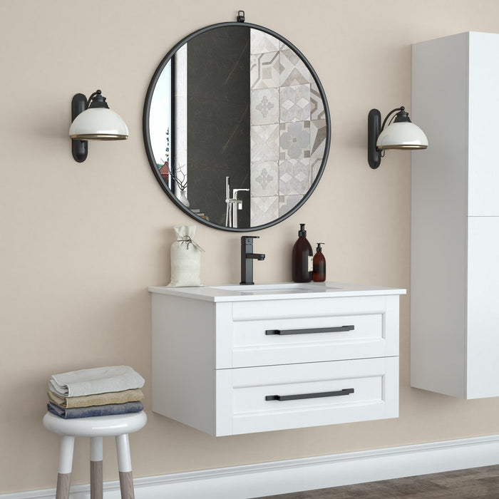 Jaylo Black 32\" Mirror
