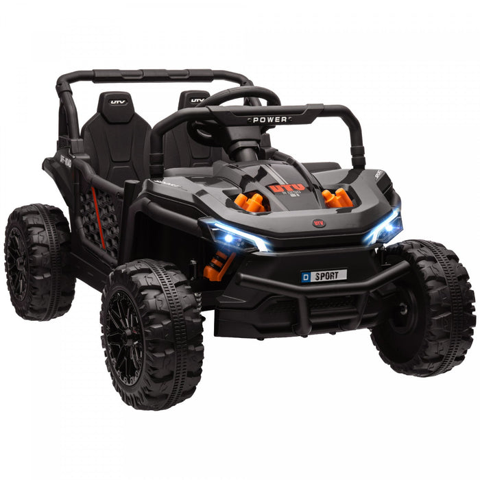 Qaba Kids Powered Ride-On Car, 12v Battery Powered Electric Car For Kids, Toy Truck With Remote Cont
