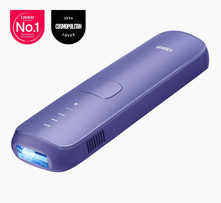 Ulike Air 3 IPL Hair Removal Device with Sapphire Ice-Cooling - Painless At-Home Laser - Purple