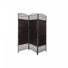 3 Panel Woven Bamboo Screen Basketweave