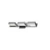 Dainolite Viola 3 Light LED Wall Vanity Light Polished Chrome Finish Lamp