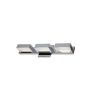 Dainolite Viola 3 Light LED Wall Vanity Light Polished Chrome Finish Lamp