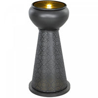 Outsunny Outdoor Water Fountain Waterfall Fountain With Led, Multi-colour