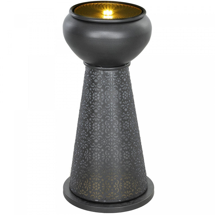 Outsunny Outdoor Water Fountain Waterfall Fountain With Led, Multi-colour