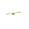 Dainolite Arandel Vanity Light 4\"d 18w LED Aged Brass White Acrylic Diffuser Lamp