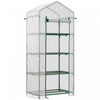 Outsunny 28\" X 20\" X 63\" Portable Greenhouse With 4 Tier Shelves Outdoor Hot House Plant Flower Gree