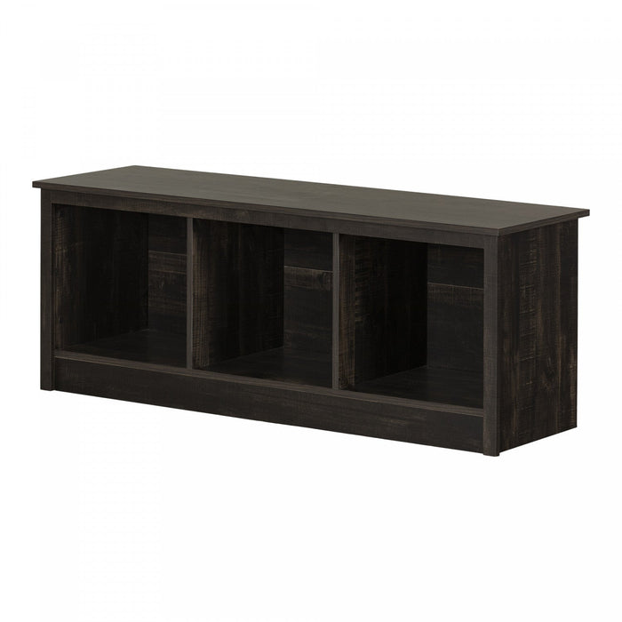 Toza Mudroom Storage Bench - Rubbed Black