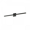 Dainolite Arandel Vanity Light 24w LED Matte Black Diffuser Lamp