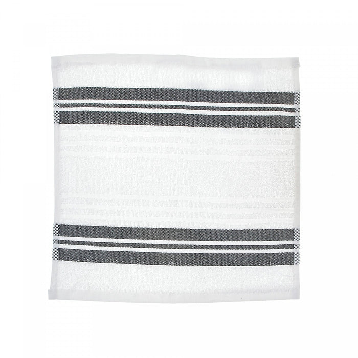 Deluxe Wash Cloth 12 x 12 White - Set of 6 Towels