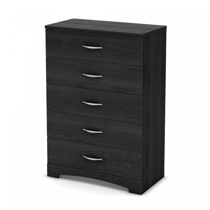 Step One 5-drawer Chest - Gray Oak 