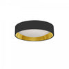 Dainolite Cfled Flush Mount 11\" Black/Gold Shade Lamp