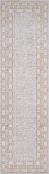 Valeria Traditional 2'7\" x 8'0\" Runner Rug in Grey Indoor Area Rug 
