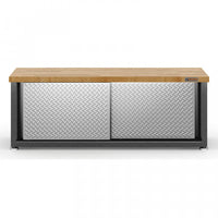 Gladiator Storage Shoe Bench - Silver Tread
