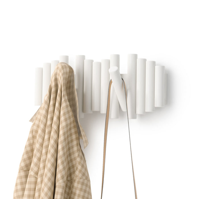 Umbra Picket Rail Wall Hooks - White