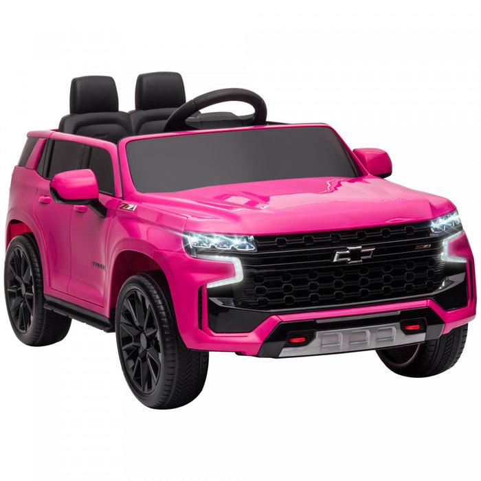 Aosom 12v Licensed Chevrolet Tahoe Powered Ride-On Car, Kids Ride On Car With Remote Control, 3 Spee