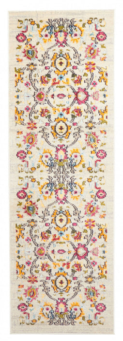 Rosa Ivory Rug 2'8\" x 8'2\" 