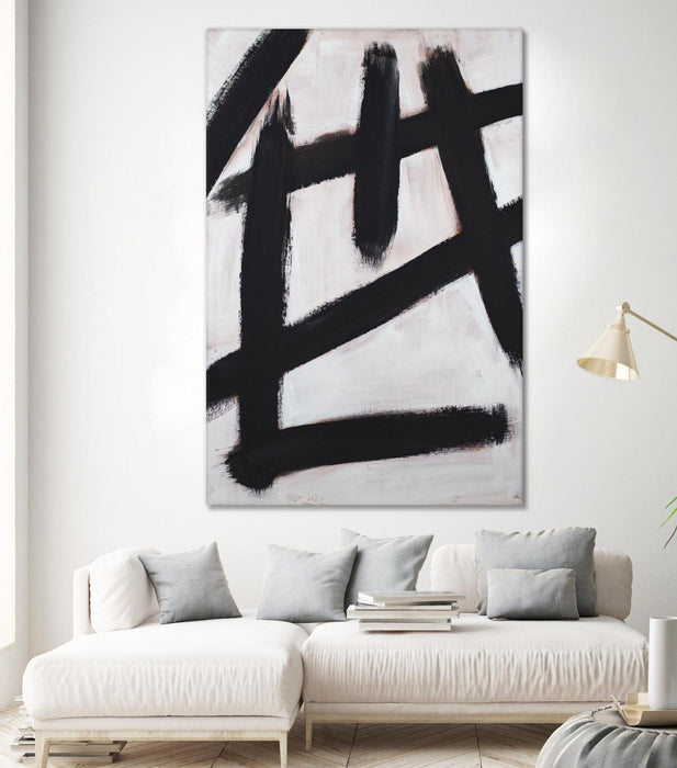 \"Ink Strokes\" Giant Art 72x48 Wall Art