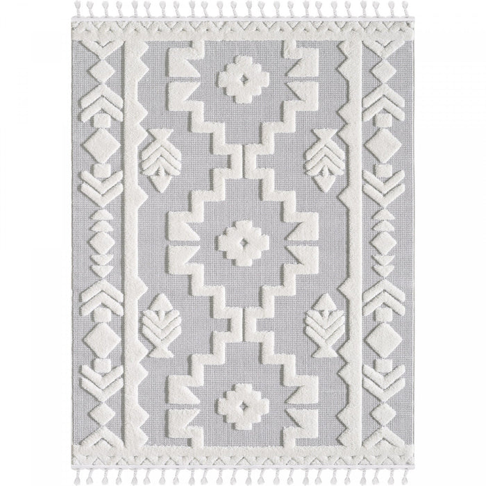 Quinto Tres Moroccan Shag Area Rug - 6'3\" x 9'
