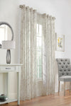 Lisette Taupe Grommet Curtain Panel - 52\" X 84\"