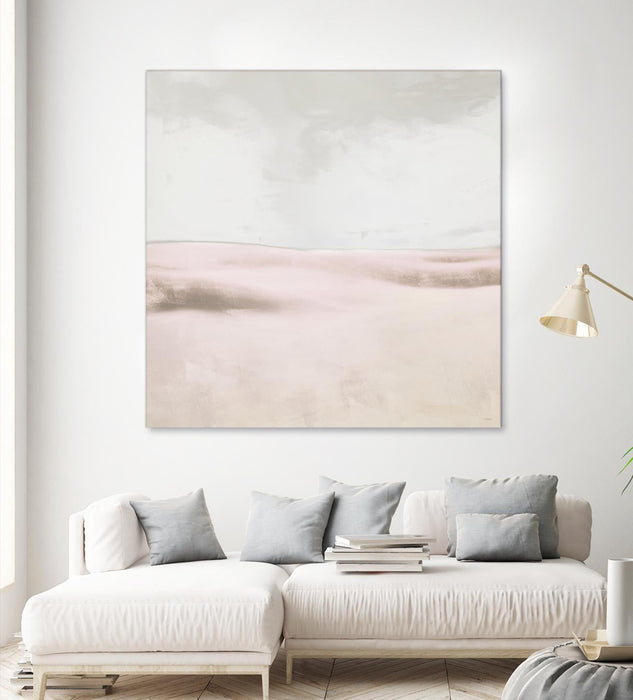 \"Blush Balance I\" Giant Art 54x54 Wall Art