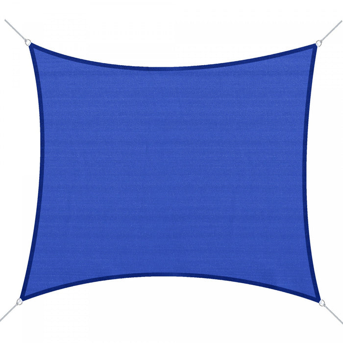 Outsunny Rectangle 20'x 16' Sun Shade Sail Top Cover Fabric Outdoor Shelter Backyard Window Garden C