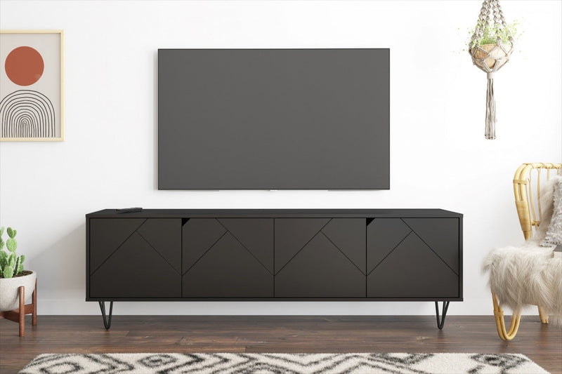 Nordika 72\" TV Stand - Black 