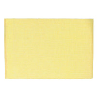 Chambray Ribbed Placemat Yellow - Set of 12