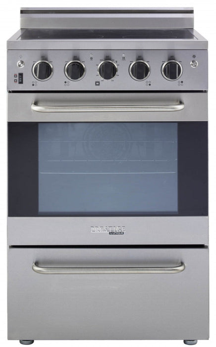 Prestige by Unique 24-Inch Convection Electric Range - UGP-24V EC S/S 
