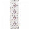 Lola Diamond Shag Area Rug - 2'7\" x 8'