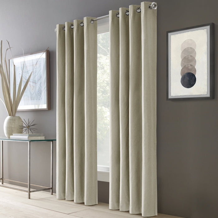Edison Linen Grommet Curtain Panel - 52\" X 63\"