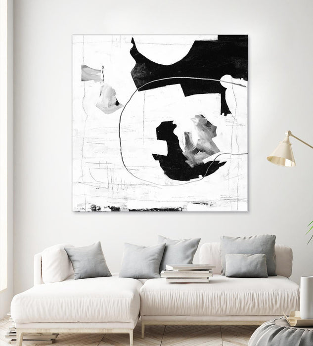 \"Traces Of Silver Iii\" Giant Art 72x72 Wall Art
