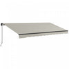 Outsunny 15' X 10' Patio Retractable Awning Sunshade Shelter, Light Grey
