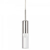Dainolite Palmer 1 Light Pendant Polished Chrome Clear Glass Lamp