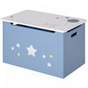 Qaba Kids Wooden Toy Storage Box Organizer Chest With Gas Stay Bar Seating Bench 21.75\" X 13.5\" X 14