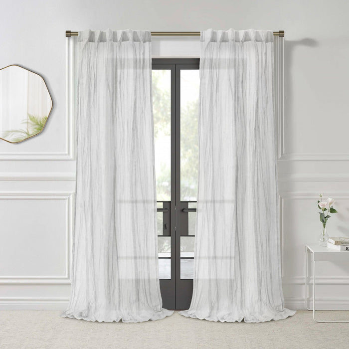 Habitat Bald Eagle Light Filtering Pole Top Curtain Panel Pair - 37 x 84