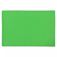 Vinyl Placemat Classic Lime Green - Set of 12