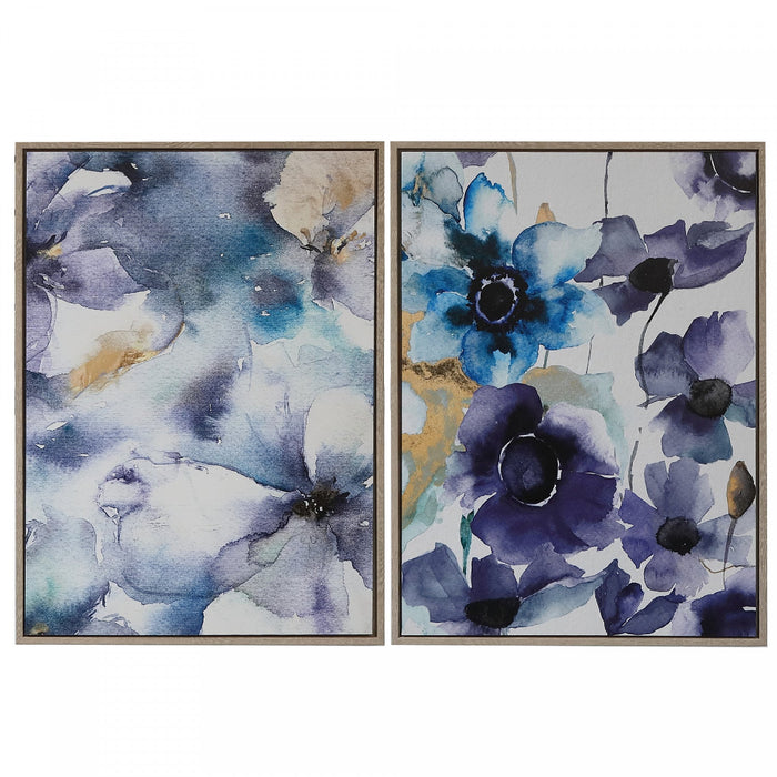 Framed Canvas Wall Art Viola - Set of 2 Wall Decor