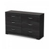 Step One 6-drawer Dresser - Gray Oak 