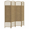 Homcom 4 Panel Folding Room Divider 5.6 Ft Privacy Screen Panel