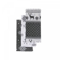 Cotton Kitchen Towel Winter Grey - Set of 6 Kitchen Linen