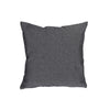 Chambray Cushion with Zipper Black - Set of 2 Cushions